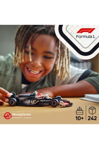 LEGO ® Speed Champions MoneyGram Haas F1® Team VF-24 Yarış Arabası 77250 10+ Oyuncak Yapım Seti (242 P)