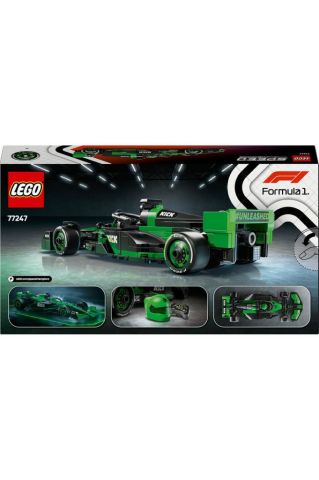 LEGO ® Speed Champions KICK Sauber F1® Team C44 Yarış Arabası 77247-10+ Oyuncak Yapım Seti(259 Parça)