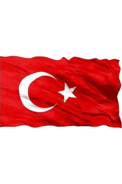 Türk Bayrağı 150x225 Cm Özel Alpaka Kumaş Bez Bayrak