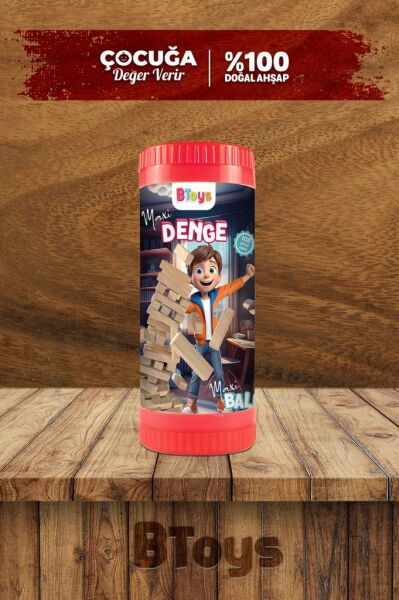 Jenga - Denge Oyunu - Ahşap Zeka Ve Strateji Oyunu