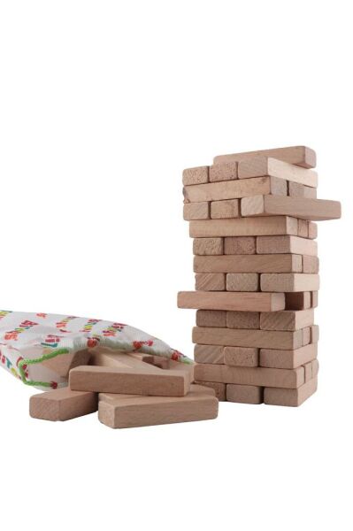 Jenga - Denge Oyunu - Ahşap Zeka Ve Strateji Oyunu