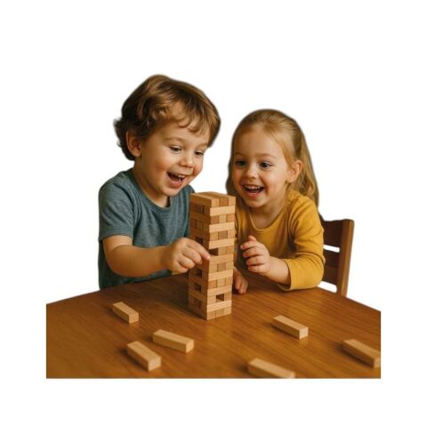 Jenga - Denge Oyunu - Ahşap Zeka ve Strateji Oyunu