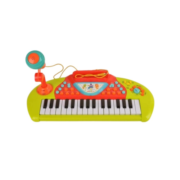 Karaoke Özellikli Müzikli Işıklı MP3 Girişli ve Mikrofonlu Çok Fonksiyonlu Piyano-LC-30972