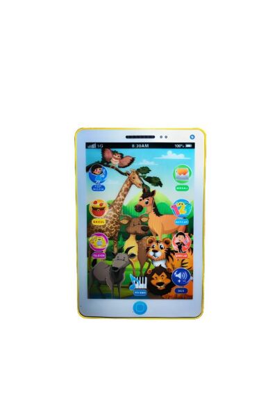 Oyuncak Dokumatik Tablet Sesli Fonksiyonlu Eğitici Oyun Butonları 3d