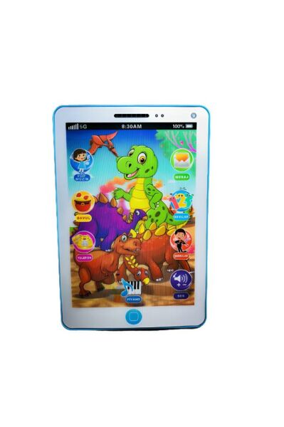 Oyuncak Dokumatik Tablet Sesli Fonksiyonlu Eğitici Oyun Butonları 3d
