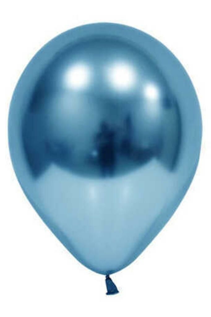 Balon Krom Parlak 12 Inc Mavi 50 Adet
