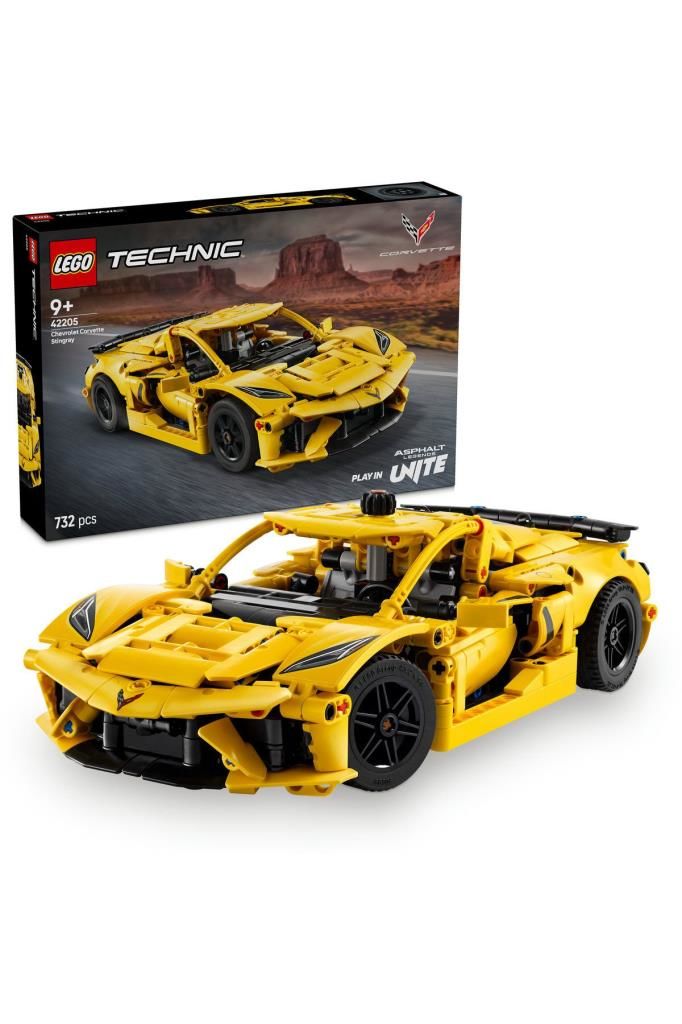 LEGO ® Technic Chevrolet Corvette Stingray 42205 - 9+ Araba İçeren Oyuncak Yapım Seti (732 Parça)