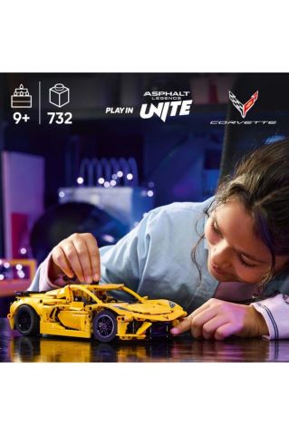 LEGO ® Technic Chevrolet Corvette Stingray 42205 - 9+ Araba İçeren Oyuncak Yapım Seti (732 Parça)