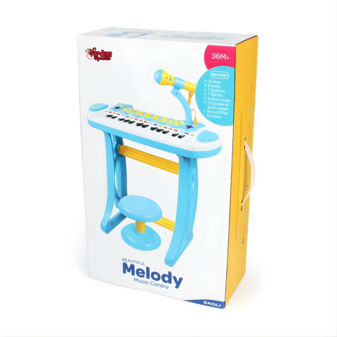 Vardem Mikrofonlu 24 Tuşlu Mp3 Çalar Mini Piyano