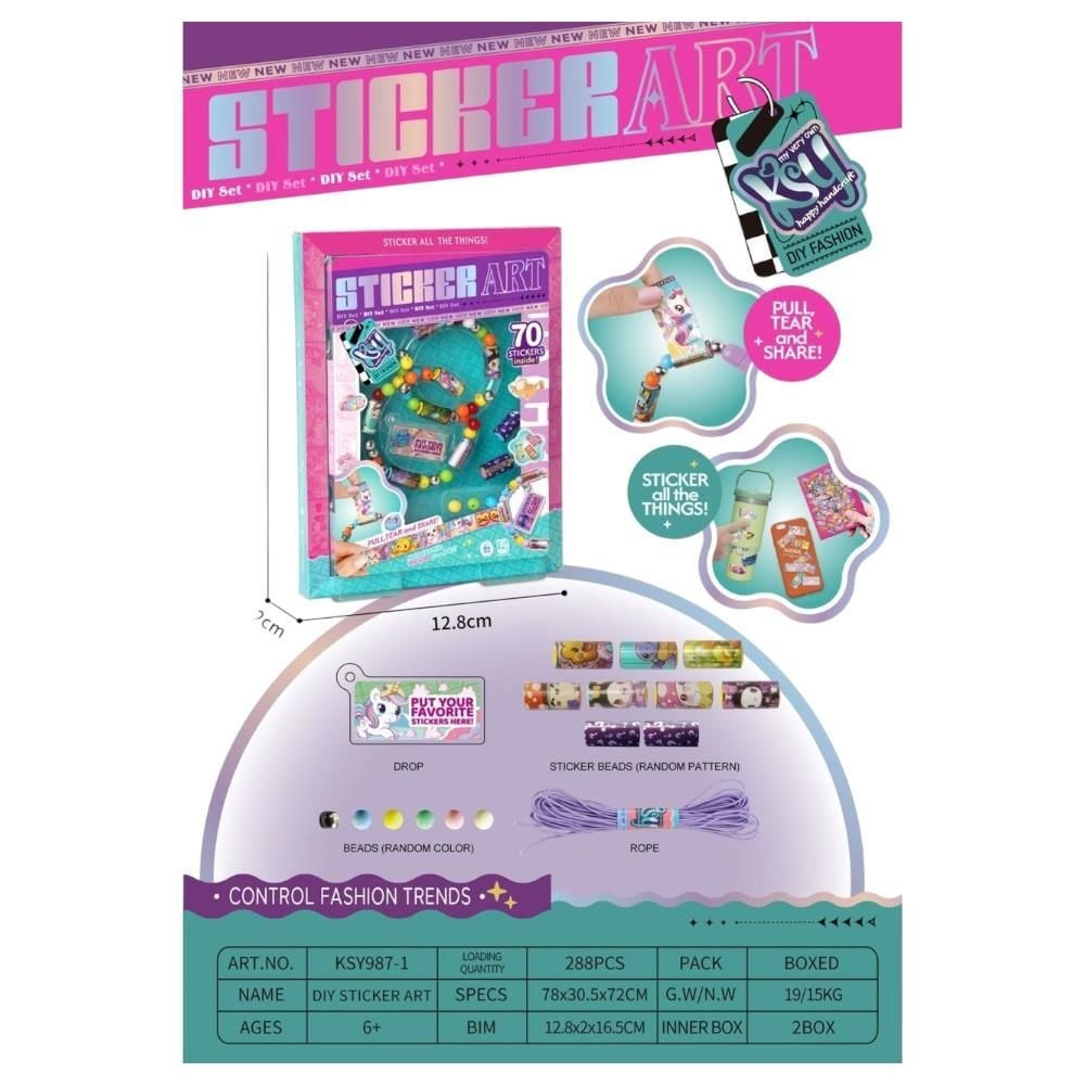 Sticker Art Sticki Band Single Pack 70 Sticker