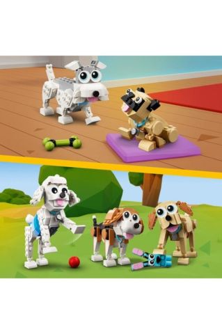 LEGO ® Creator Sevimli Köpekler 31137 - 7 Yaş ve Üzeri Çocuklar için Oyuncak Yapım Seti (475 Parça)