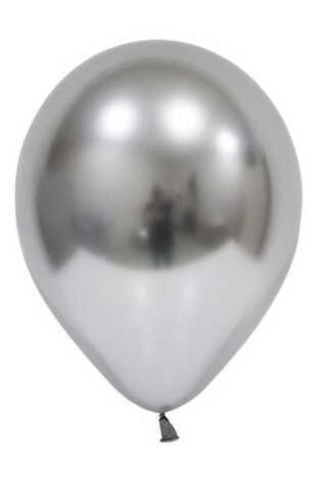 Balon Krom Parlak 12 Inc Gümüş 50 Adet