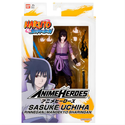 Anime Heroes Naruto Sasuke Rinnegan / Mangekyo Sharingan Eklemli Figür