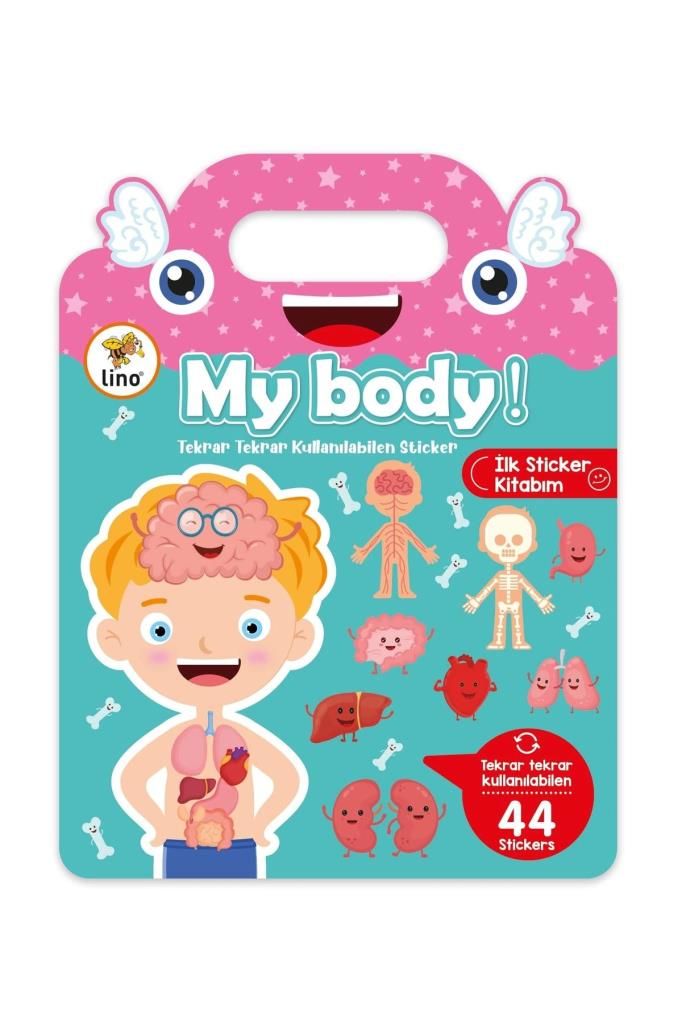 LİNO TEKRAR TEKRAR KULLANILABİLEN İLK STİCKER KİTABIM MY BODY