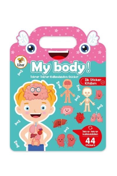 LİNO TEKRAR TEKRAR KULLANILABİLEN İLK STİCKER KİTABIM MY BODY
