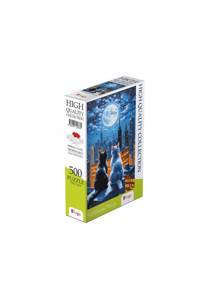 İki Kedi - 500 Parça Puzzle