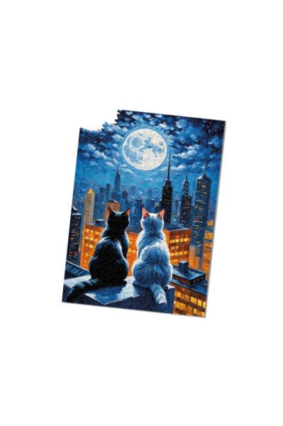 İki Kedi - 500 Parça Puzzle