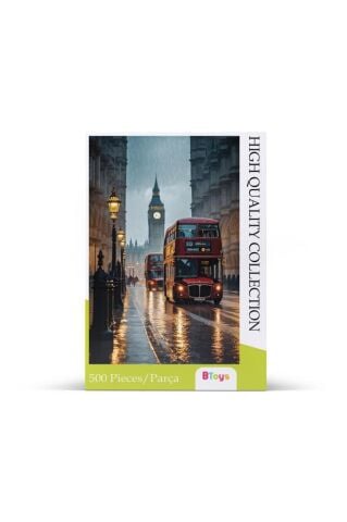 Londra Yağmuru - 500 Parça Puzzle