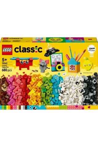 LEGO ® Classic Yaratıcı Mutlu Kutu 11042 - 5 Yaş ve Üzeri Oyuncak Yapım Seti (680 Parça)