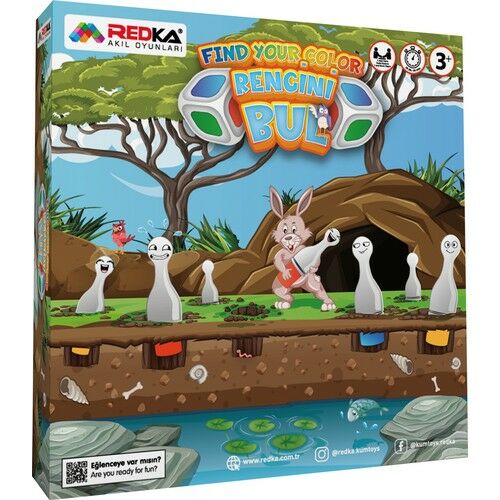 Redka Rengini Bul Akıl Zeka ve Dikkat Oyunu, Kutu Oyunu, Parti Oyunu