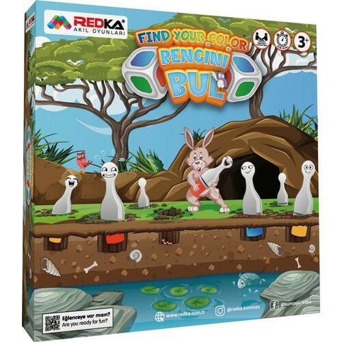 Redka Rengini Bul Akıl Zeka ve Dikkat Oyunu, Kutu Oyunu, Parti Oyunu