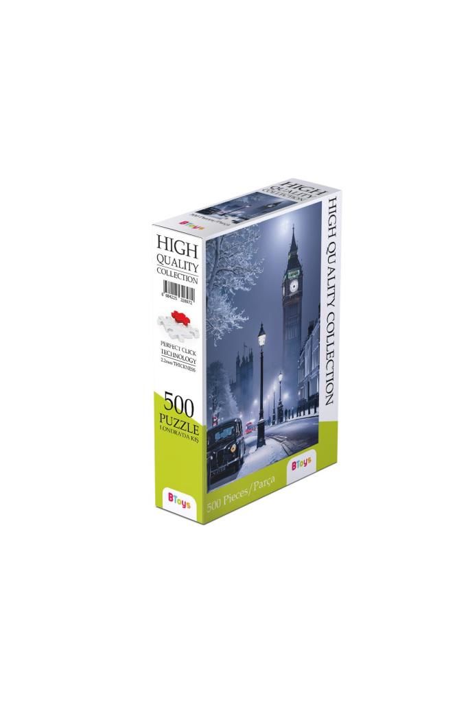 Londra`da Kış - 500 Parça Puzzle