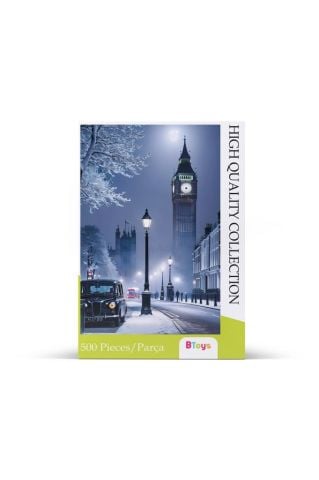 Londra`da Kış - 500 Parça Puzzle