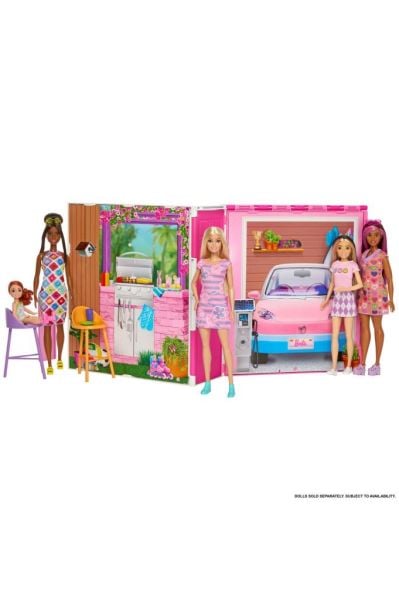 Barbie ®'nin Yeni Portatif Evi 2024 (Bebek Dahil) | HRJ77