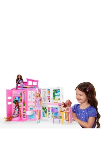 Barbie ®'nin Yeni Portatif Evi 2024 (Bebek Dahil) | HRJ77