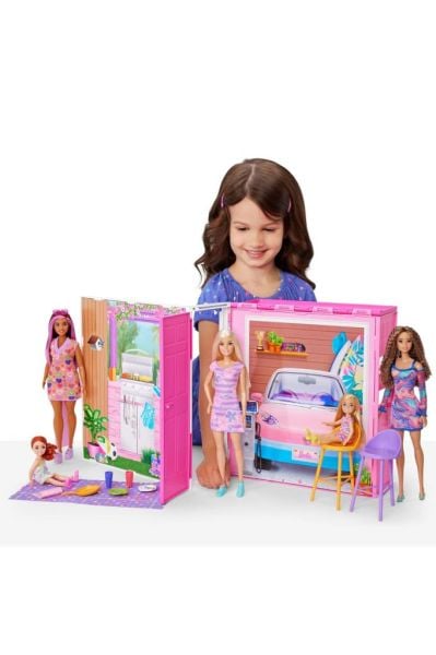 Barbie ®'nin Yeni Portatif Evi 2024 (Bebek Dahil) | HRJ77