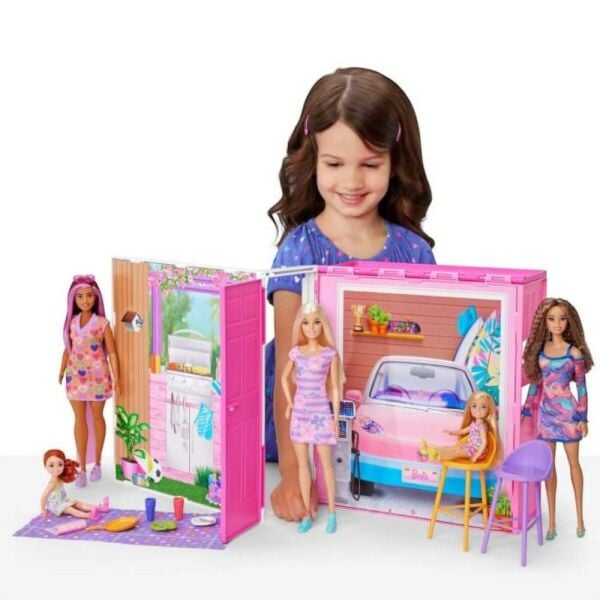 Barbie ®'nin Yeni Portatif Evi 2024 (Bebek Dahil) | HRJ77
