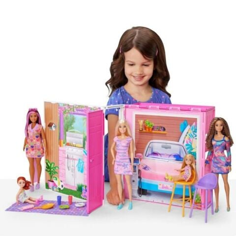 Barbie ®'nin Yeni Portatif Evi 2024 (Bebek Dahil) | HRJ77