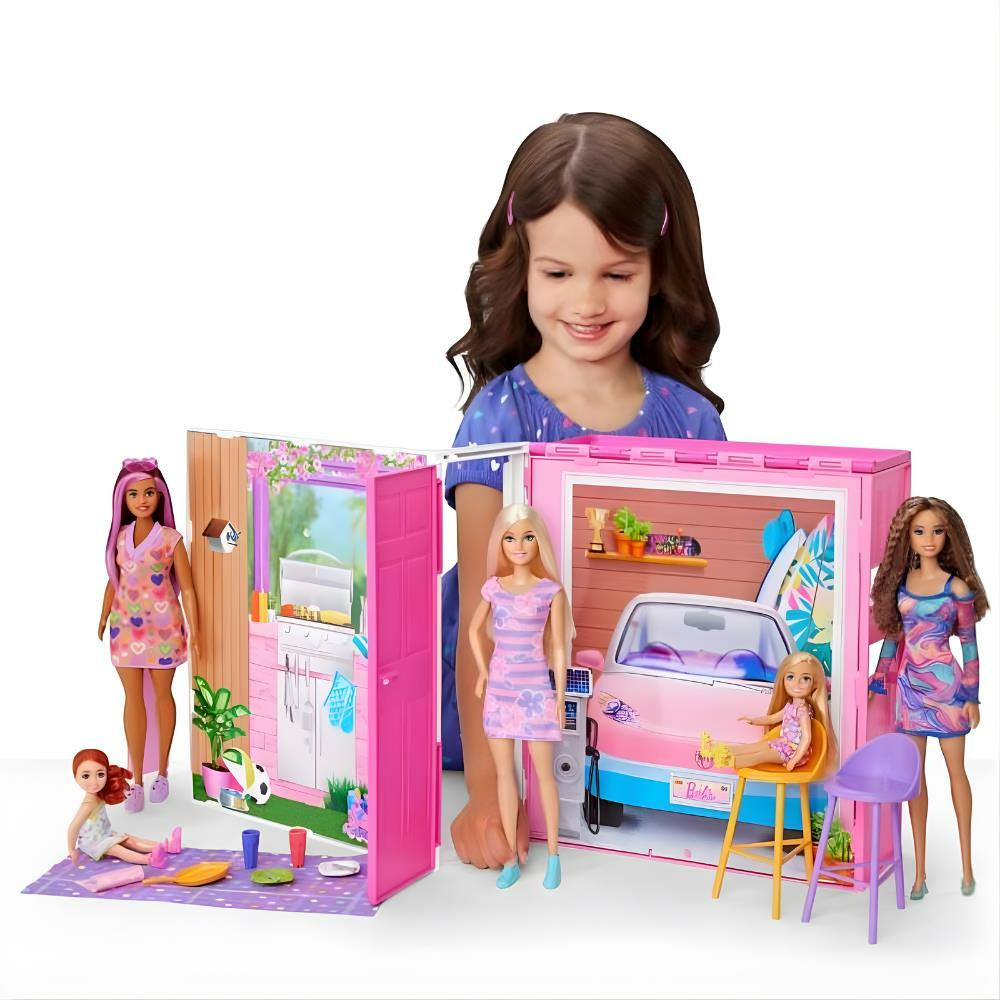 Barbie ®'nin Yeni Portatif Evi 2024 (Bebek Dahil) | HRJ77