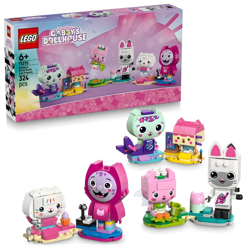 LEGO® Gabby’s Dollhouse Gabby’nin Kedi Arkadaşları 11215