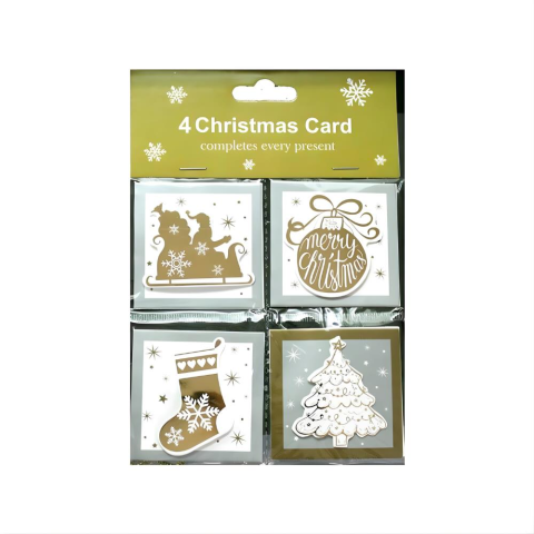 Yılbaşı Yeniyıl Noel Christmas Hediye Tebrik Kartı