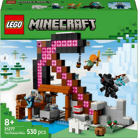 LEGO® Minecraft® Kazma Madeni Oyun Odası Modeli ve Balta Oyuncağı 21277