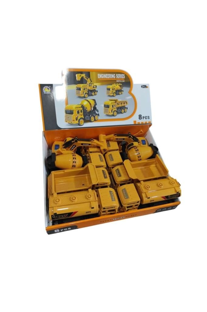 İş Makineleri Sürtmeli Kepçe Kamyon Mikser Tanker 21 cm (1 Adet)