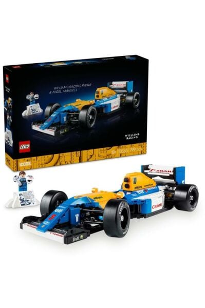 LEGO ® Icons Williams Racing FW14B ve Nigel Mansell 10353-Koleksiyonluk Model Yapım Seti (797 Parça)