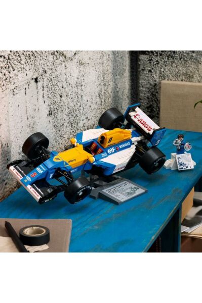 LEGO ® Icons Williams Racing FW14B ve Nigel Mansell 10353-Koleksiyonluk Model Yapım Seti (797 Parça)