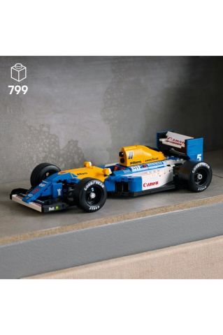 LEGO ® Icons Williams Racing FW14B ve Nigel Mansell 10353-Koleksiyonluk Model Yapım Seti (797 Parça)