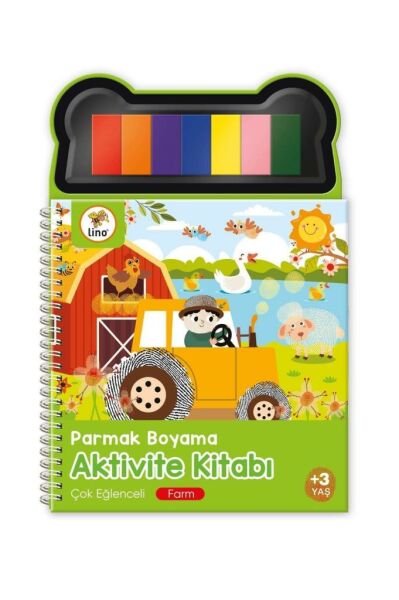 LİNO PARMAK BOYAMA AKTİVİTE KİTABI FARM