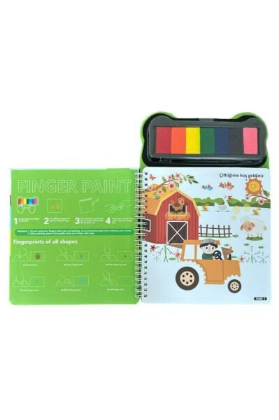 LİNO PARMAK BOYAMA AKTİVİTE KİTABI FARM