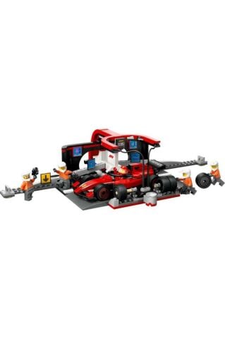 LEGO ® City Ferrari Arabalı F1® Pit Stop ve Pit Ekibi 60443 -6 Yaş ve Üzeri Oyuncak Yapım Seti (322P)