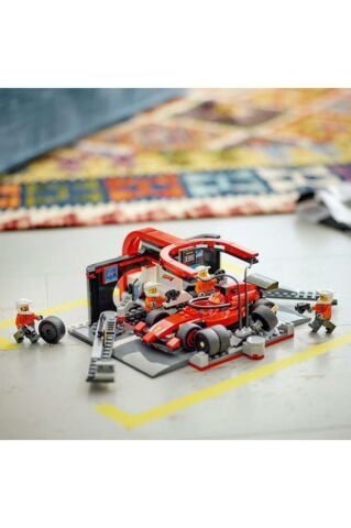 LEGO ® City Ferrari Arabalı F1® Pit Stop ve Pit Ekibi 60443 -6 Yaş ve Üzeri Oyuncak Yapım Seti (322P)