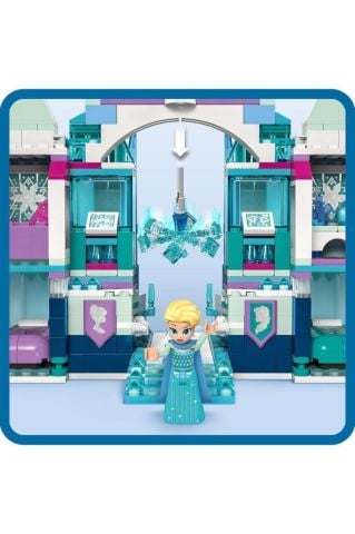LEGO ® Disney Princess Karlar Ülkesi Elsa’nın Buz Sarayı 43244 6 Yaş Üzeri için Yapım Seti(630Parça)