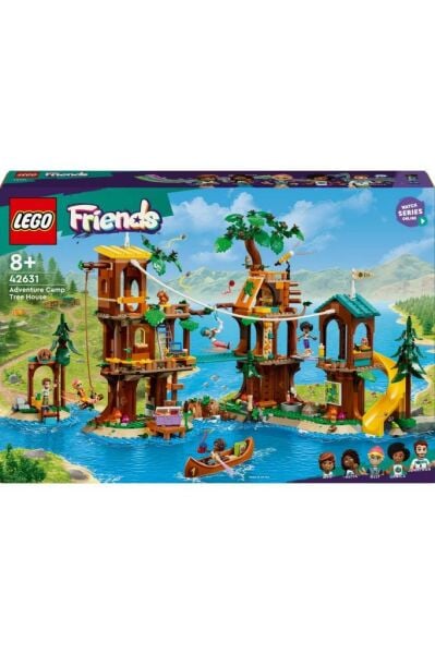 LEGO Friends Macera Kampı Ağaç Ev 42631 - 8 Yaş ve Üzeri Çocuklar için Leo, Aliya, Jamila ve