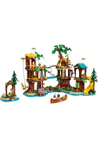 LEGO Friends Macera Kampı Ağaç Ev 42631 - 8 Yaş ve Üzeri Çocuklar için Leo, Aliya, Jamila ve
