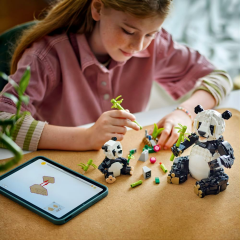 LEGO® Creator 3'ü 1 Arada Vahşi Hayvanlar: Panda Ailesi Oyun Seti 31165