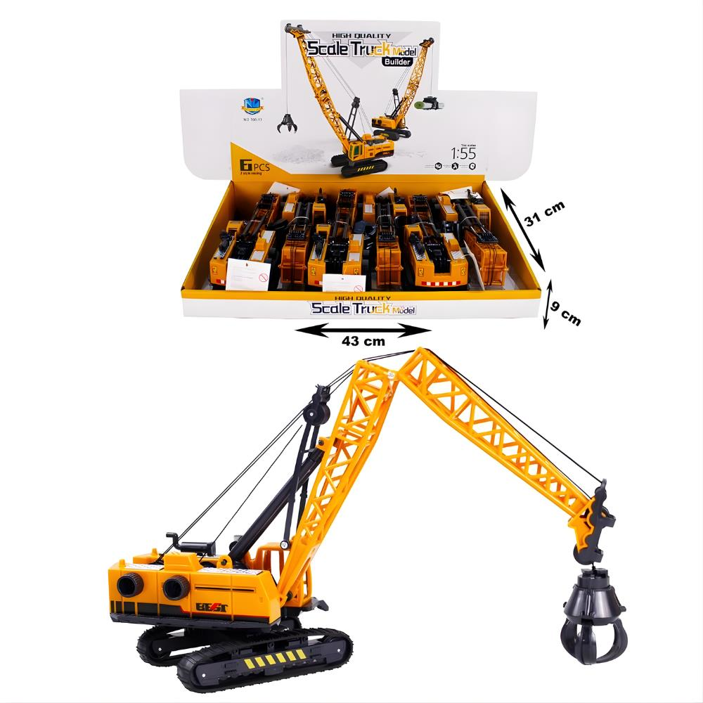 Kızılkaya Oyuncak Vinç Paletli Kapmalı 30 Cm KZL-706-19