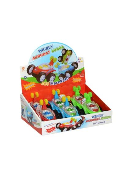 Whirly Akrobat Araba - 1 Adet Stokta Olan Gönderilir